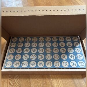 Uncle goose wooden blocks kids United States of America new